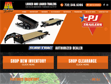 Tablet Screenshot of lockedandloadedtrailers.com